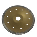 Hot Press 6 inch diamond turbo bowl saw blade for dry cutting granite